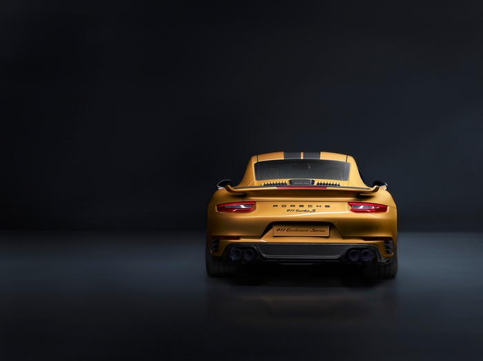 Porsche 911 Turbo S Exclusive Series rear view