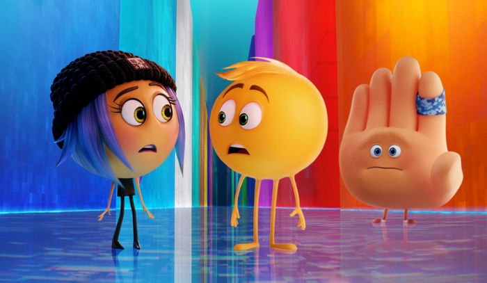 Jailbreak, Gene, and Hi-5 from The Emoji Movie