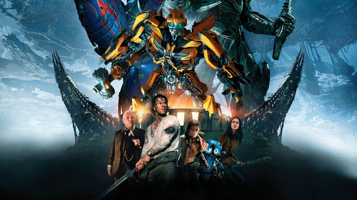 Bumblebee and humans from Transformers: The Last Knight