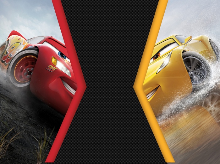 Lightning McQueen and Cruz Ramirez from Cars 3