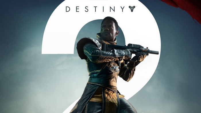 Destiny 2 Warlock with Gun