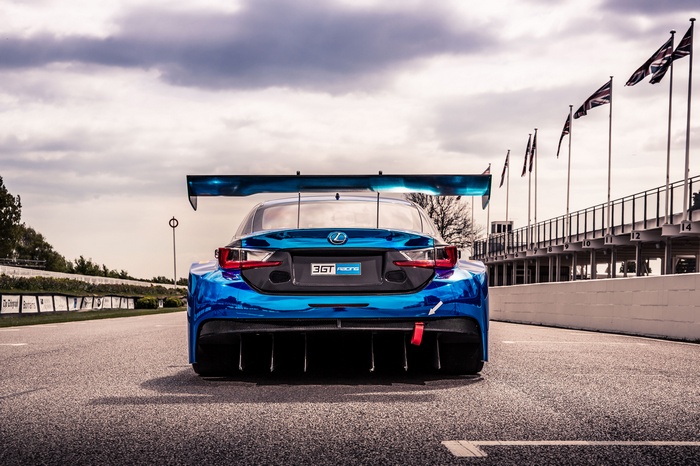 Lexus RC F GT3 race car on track