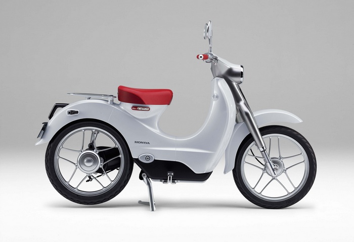 Honda EV-Cub Concept Electric Bike 4K