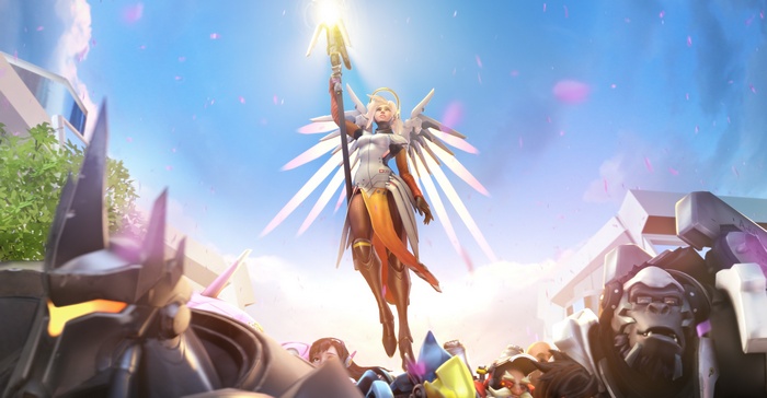 Mercy from Overwatch 4K