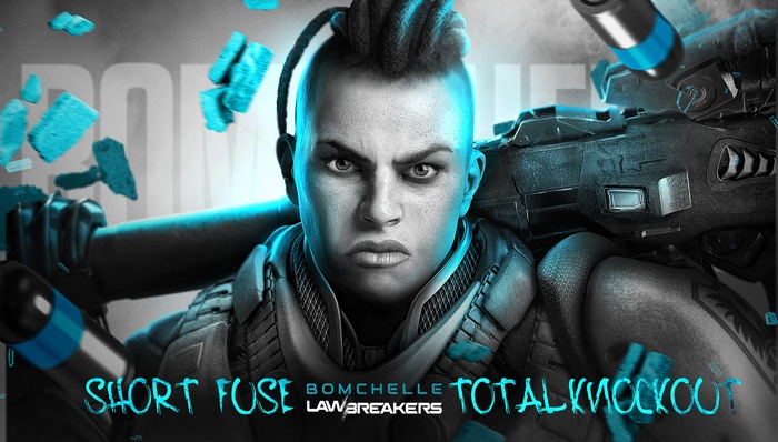 Bomchelle from LawBreakers 4K
