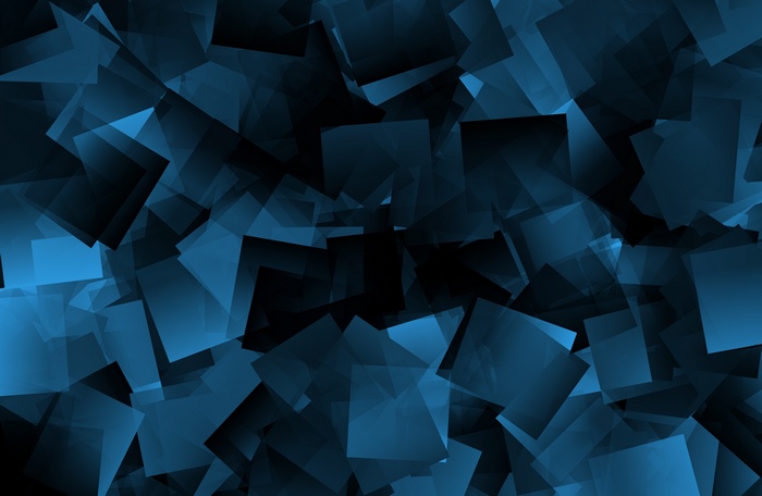 Blue Squares Abstract 4K