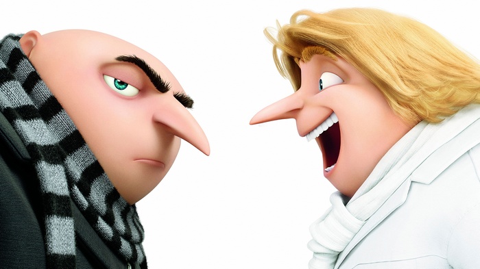 Gru and Dru from Despicable Me 3