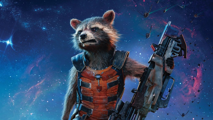 Rocket Raccoon from Guardians of the Galaxy Vol 2