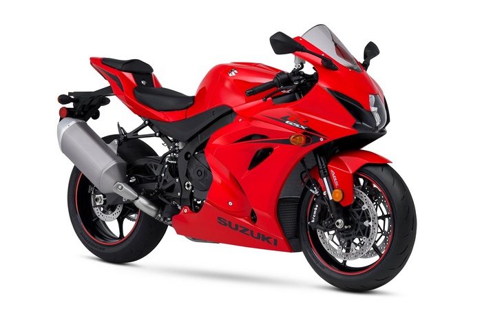 Red Suzuki GSX-R1000 Motorcycle