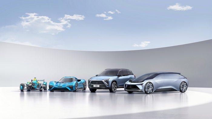 NIO electric and concept cars