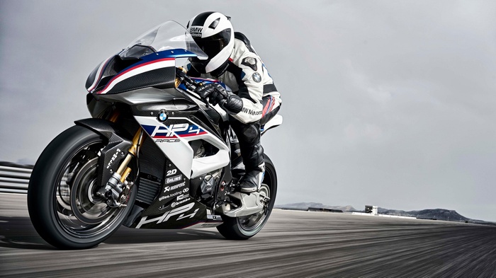 BMW HP4 Race Superbike on Track