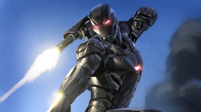War Machine firing a weapon