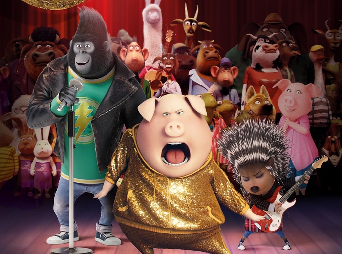 Sing animated movie characters
