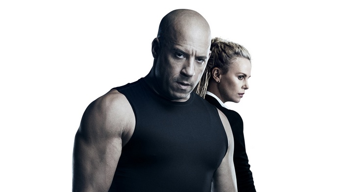 Charlize Theron and Vin Diesel from The Fate of the Furious 4K