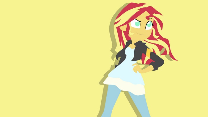 Sunset Shimmer from My Little Pony Friendship is Magic 4K