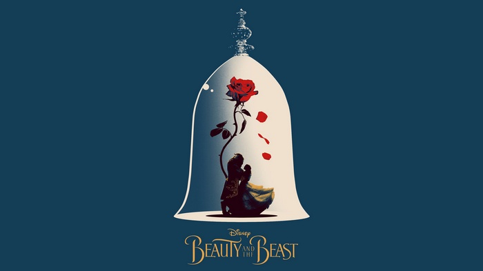 Beauty and the Beast Enchanted Rose Artwork
