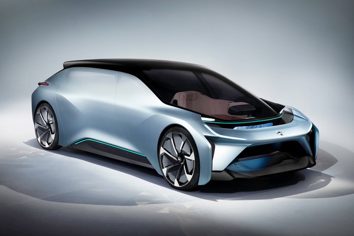 Nio Eve electric SUV concept car 4K