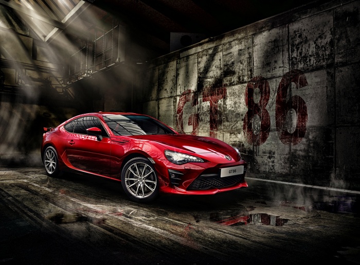 4K Red Toyota GT86 Sports Car