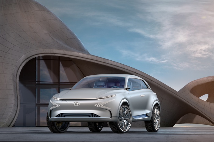 Hyundai FE Fuel Cell concept car at Geneva Motor Show 4K