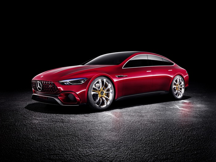 Red Mercedes-AMG GT Concept Car