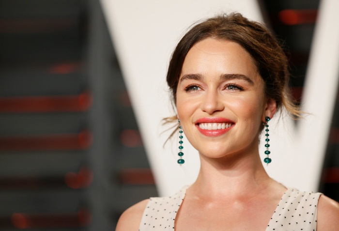 Emilia Clarke at Vanity Fair Oscar Party 2017