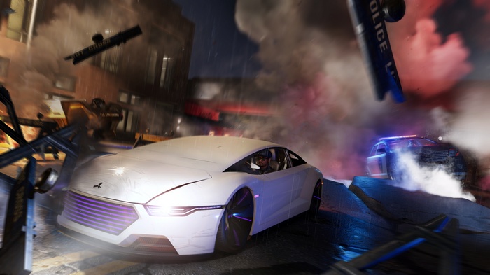 Watch Dogs 2: Human Conditions DLC Police Chase 4K
