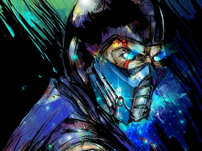 Sub-Zero from Mortal Kombat Artwork