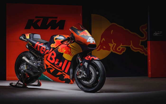 KTM RC16 MotoGP Race Bike with Red Bull Livery