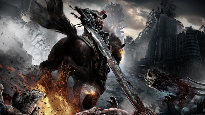 War from Darksiders on horseback
