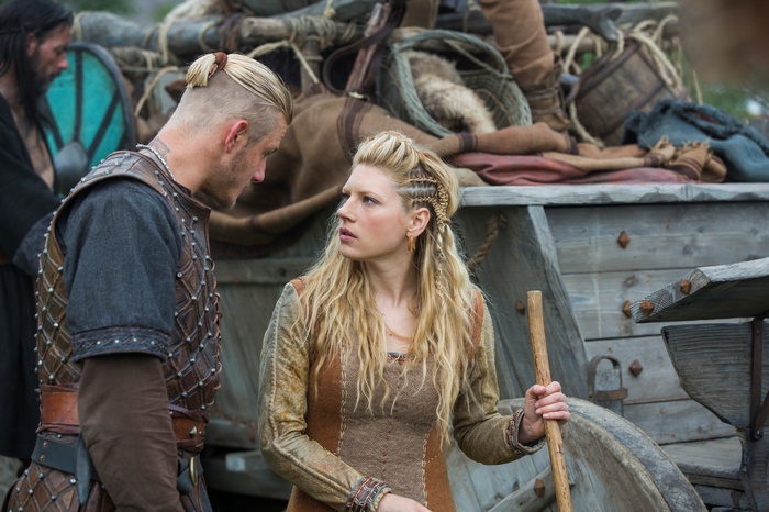 Lagertha and Björn Ironside from Vikings