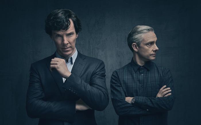 Sherlock Holmes and Dr. John Watson from Sherlock