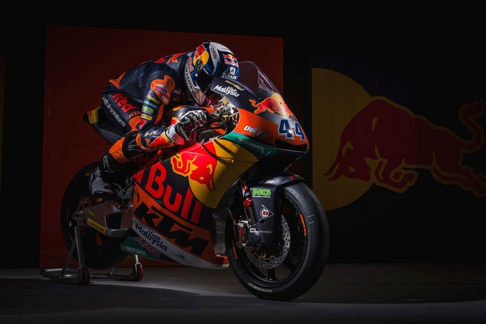 KTM Moto2 Race Bike with Red Bull Livery