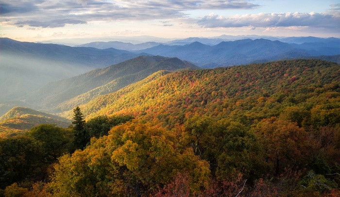 North Carolina, Scenery, Blue Ridge Parkway, Blue Ridge Mountains
