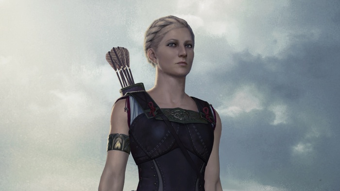 Woman with bow and arrows from Total War: Arena in 4K