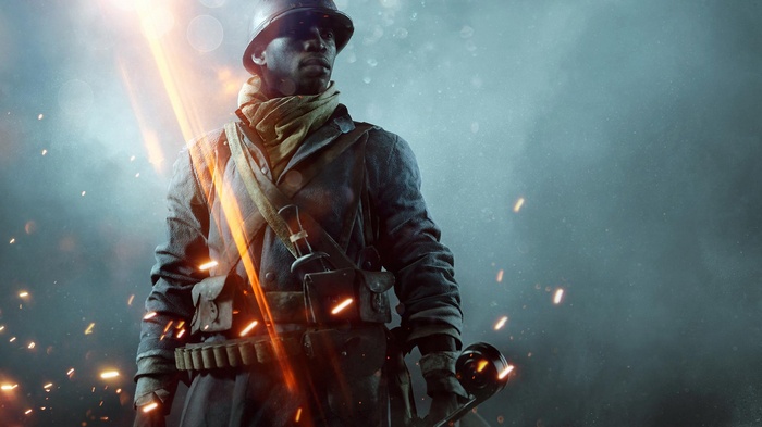 French soldier from Battlefield 1 They Shall Not Pass DLC