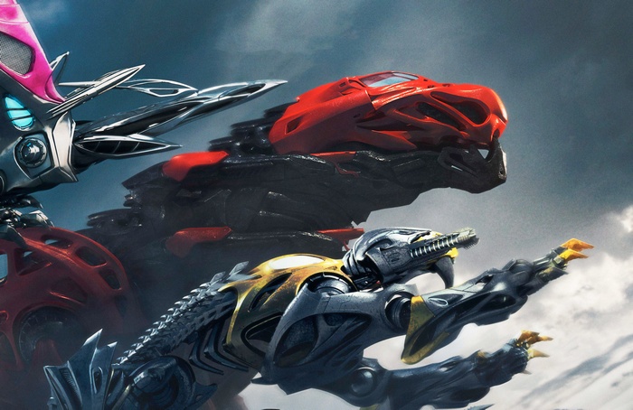 Power Rangers Zords in battle