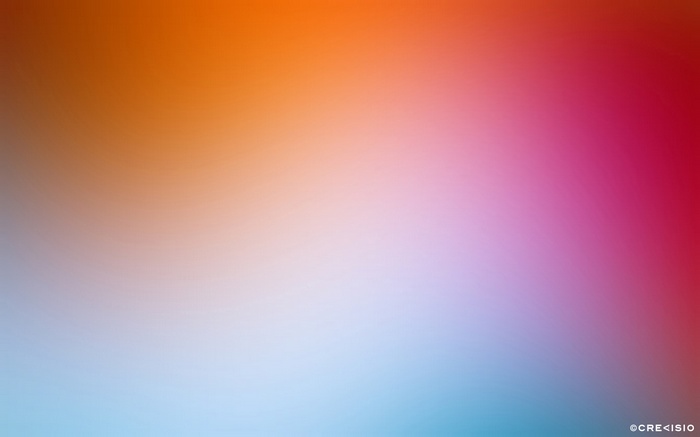 Abstract gradient with orange, pink, and blue hues