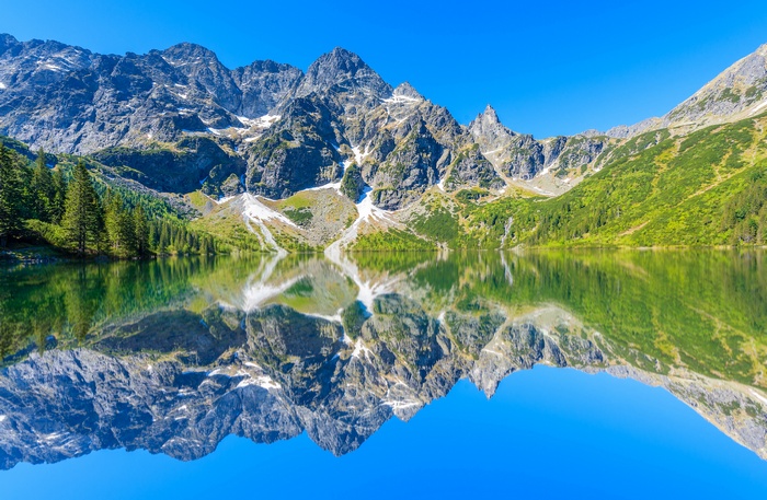 Morskie Oko Lake in Tatra Mountains