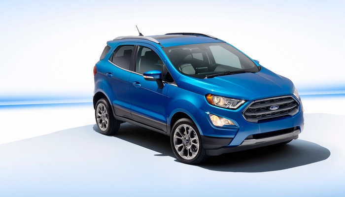 Blue 2018 Ford EcoSport
