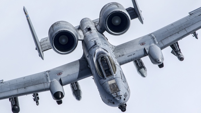 Fairchild Republic A-10 Thunderbolt II in flight