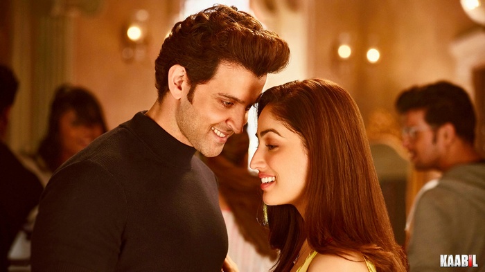 Hrithik Roshan and Yami Gautam from Kaabil