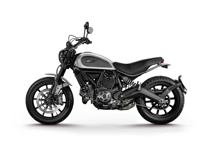 Ducati Scrambler Icon motorcycle 4K