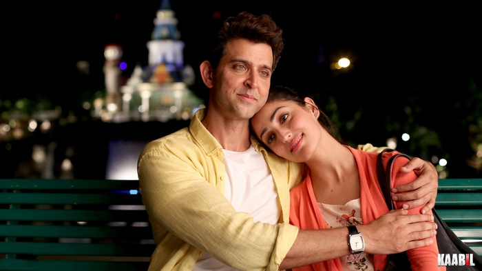 Hrithik Roshan and Yami Gautam from Kaabil