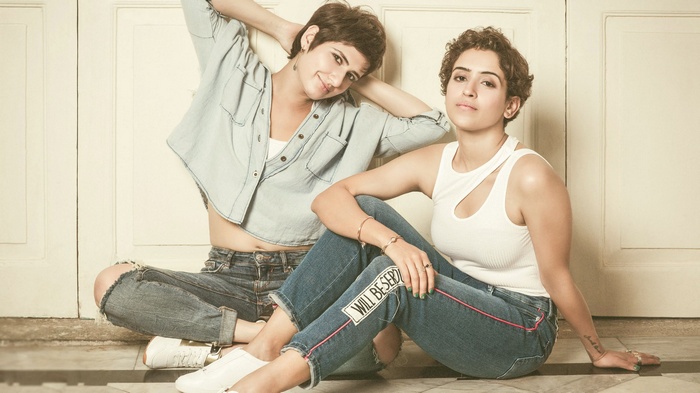 Sanya Malhotra and Fatima Sheikh from Dangal