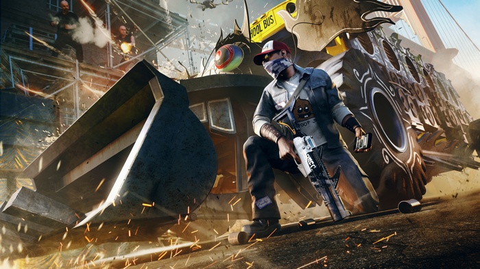 T-Bone from Watch Dogs 2 in action