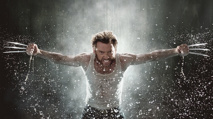 Wolverine from X-Men with adamantium claws