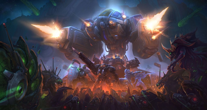 StarCraft Heroes in Battle