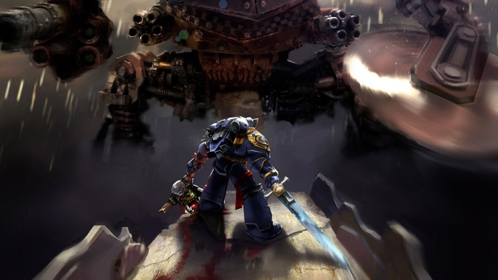 Warhammer 40K Space Marine vs. Titan