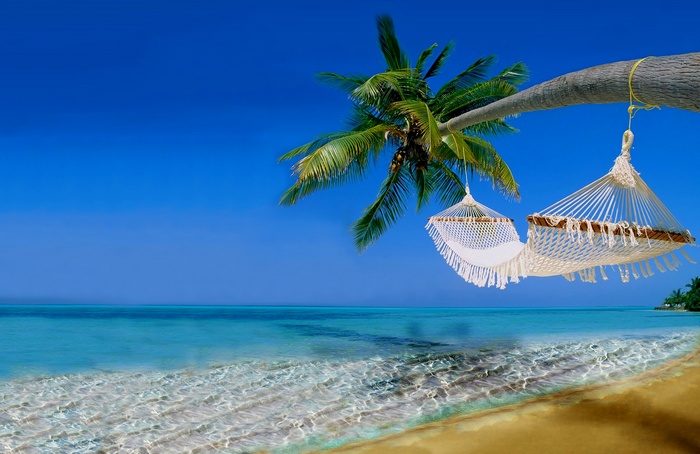 Hawaii, Ocean, Tropical beach, Coast, 4K