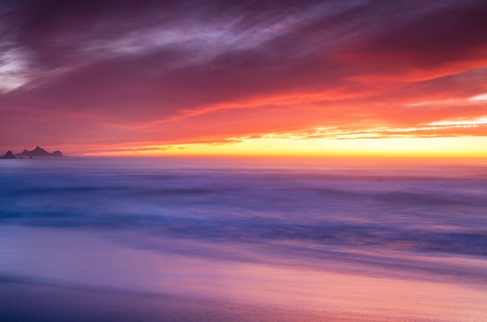 Rockaway Beach Sunset 4K
